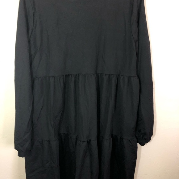 CARLY JEAN LA Blaine Baby Doll Long SleeveTiered Dress Sz L - Picture 9 of 9